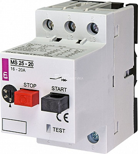 Магнитно-термический выключатель ETI MS25-20