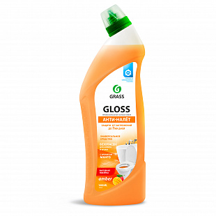 Чистящий гель для ванны и туалета "Gloss amber" (флакон 1000 мл)