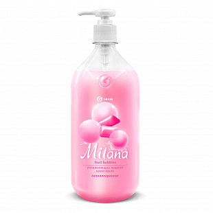 Крем-мыло жидкое увлажняющее "Milana fruit bubbles" (флакон 1000 мл)